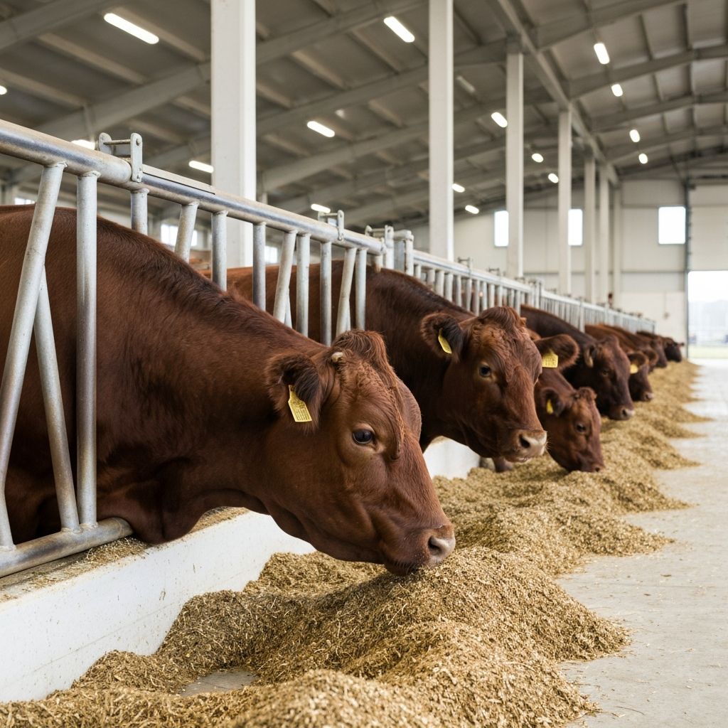 Gado se alimentando - FibraNutri 70 Premium